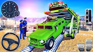 US Army Transport Truck Simulator 3D - Transporter Truck Multi Cars Driver - Android GamePlay screenshot 3