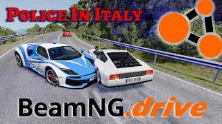 Police Chase in Italy (BeamNG.Drive)