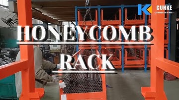 Steel Profile Storage -----honeycomb rack，handling flexible and slender materials.