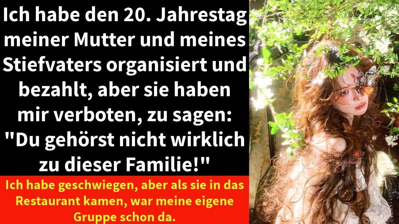 Ich habe den 20. Jahrestag meiner Mutter und meines Stiefvaters organisiert und bezahlt,