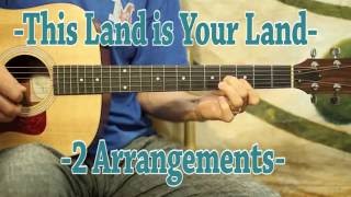 This Land is Your Land - Guitar Lesson - Carter Style and Cross-Picking chords