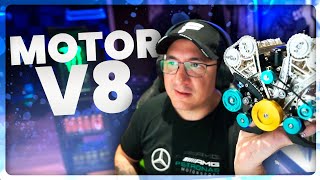 Armando Motor V8 Miniatura | Resumen + Timelapse