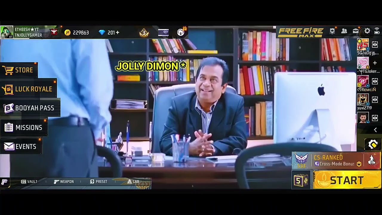 TN JOLLY FF 🔥 JOLLY FAMILY GUILD SELECTION COMEDY SCENES 😂 