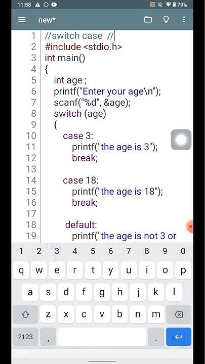 switch case code in condition in c language #coding #shorts # ...