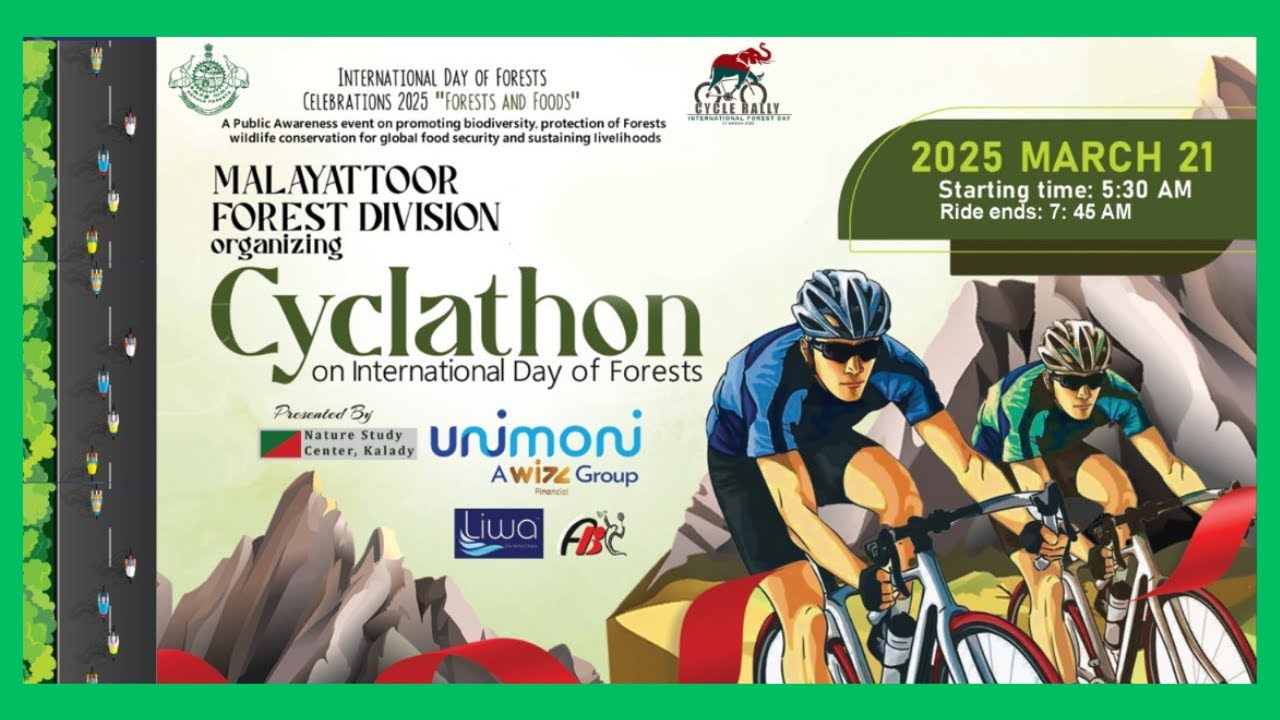 Cyclathon on Internantional day of Forest organized by Malayattoor Forest Division 