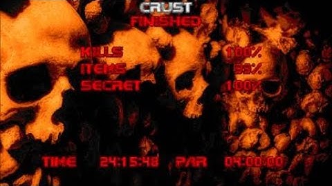 DOOM 2 - Doom Zero (Map 14: Crust): Ultra Violence 100%
