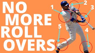 How To Stop Rolling Over In Baseball (7 reasons why and 5 drills to fix it) | Baseball Hitting Tips