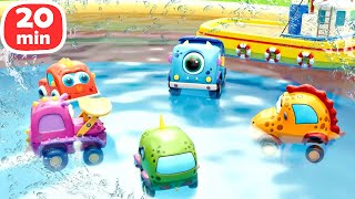 видео: Машинки Мокас купаются в бассейне и сажают цветы в саду! 🌺 Мультики про машинки для малышей картинка: Машинки Мокас купаются в бассейне и сажают цветы в саду! 🌺 Мультики про машинки для малышей