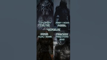Celtic vs Feral vs Ronin vs Tracker #shorts #edit #battle #movies #phonk #avp #predator #music