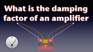 What is the damping factor of an amplifier?