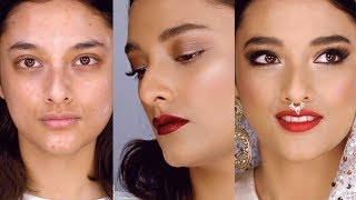 One bride, two makeup looks (plus vitiligo)! East meets West makeup tutorial