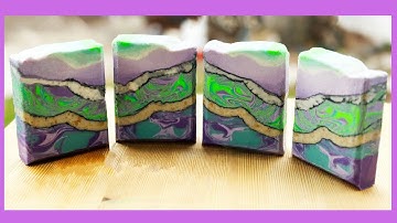 Crazy Layers Soap Challenge Club submission for Cold Process Soap~ my experience