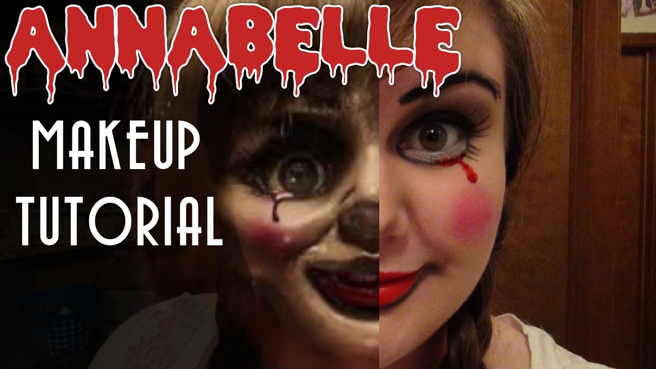 ANNABELLE MAKEUP TUTORIAL 13 Days Of Halloween 2014 Day 1