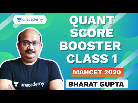 MAHCET 2020 | Quant Score Booster Class 1 | Bharat Gupta