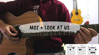 Lolo Zouaï - Moi + Look at Us | Acoustic Cover with chords by Adindakarts