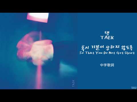 [中字歌詞] TAEK(택) - 혹시 기분이 상하지 않도록(So That You Do Not Get Upset)