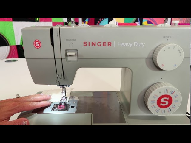 Singer Heavy Duty 4452 18 How to Lock Your Stitches 