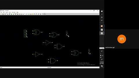 Designing 4 bit subtractor using 1 bit full subtractor using DSCH/Modelsim/ISE #Lab