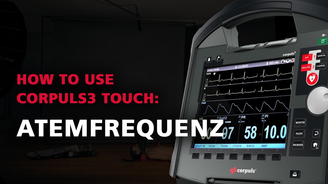 Tutorials by corpuls | How to use corpuls3: Atemfrequenz RRp®