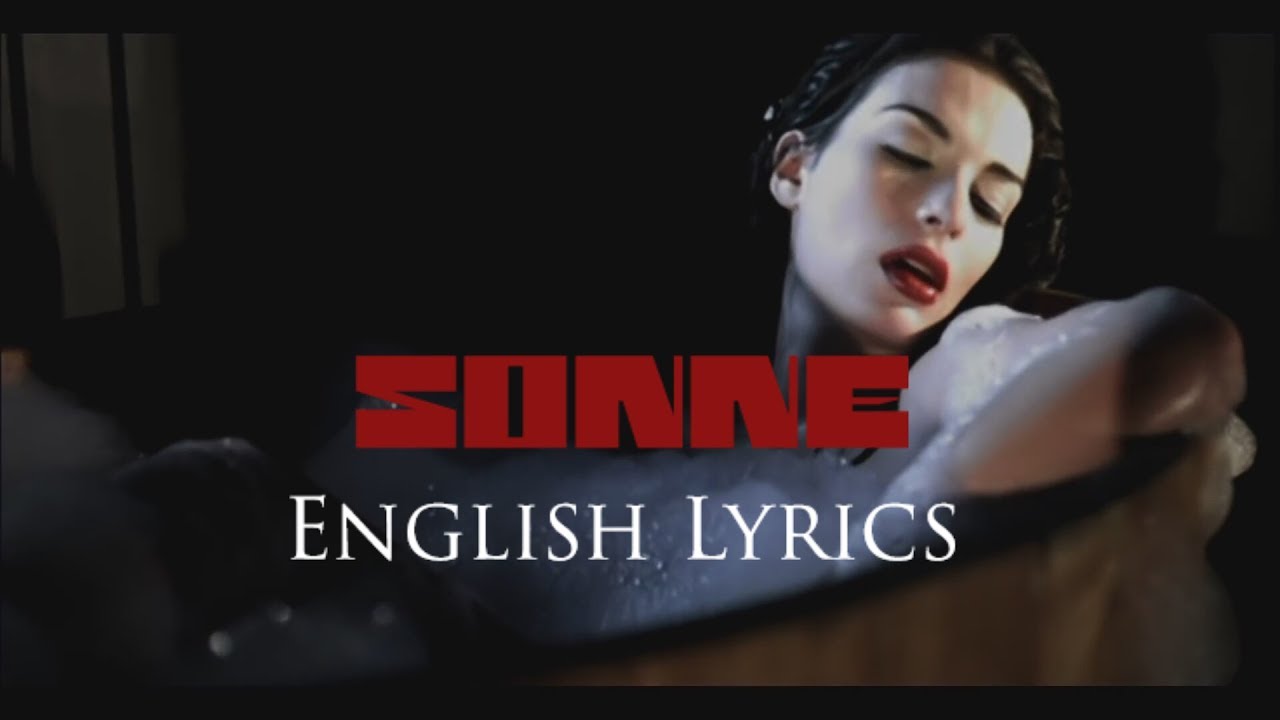 RAMMSTEIN Sonne English Lyrics HD YouTube