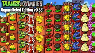 Plants vs Zombies Unparalleled Edition v0.33 is Back | Cherry Bomber, Doom Flower & More | Download screenshot 5