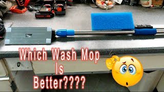 Microfiber Madness Incredipole versus Griots Garage Microfiber Wash Mop