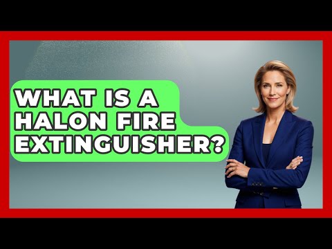 What Is A Halon Fire Extinguisher Used For