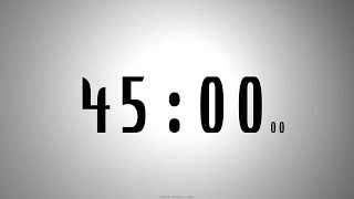 45 minutes COUNTDOWN TIMER with voice announcement every minute