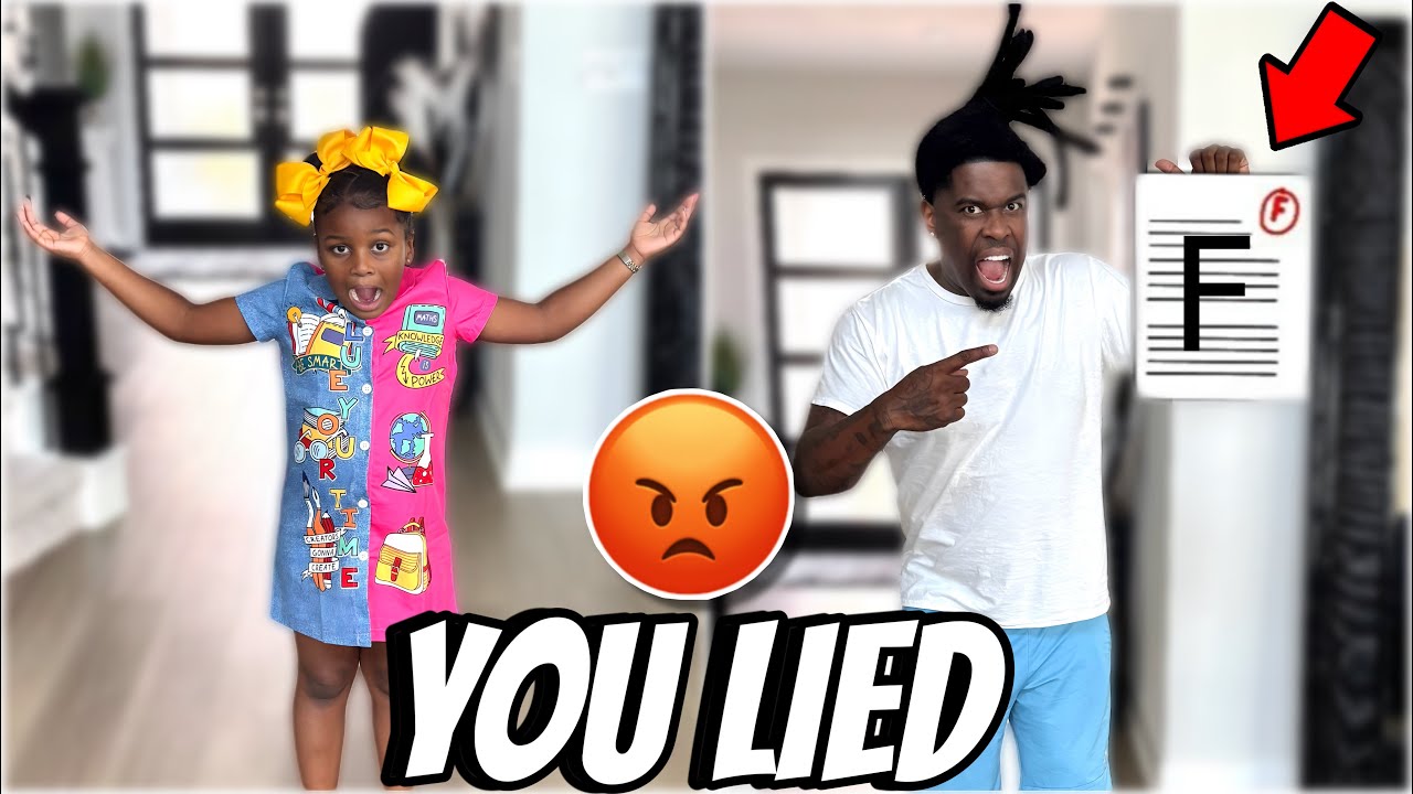 GIRL Lies About BAD REPORT CARD, She Instantly Regrets It