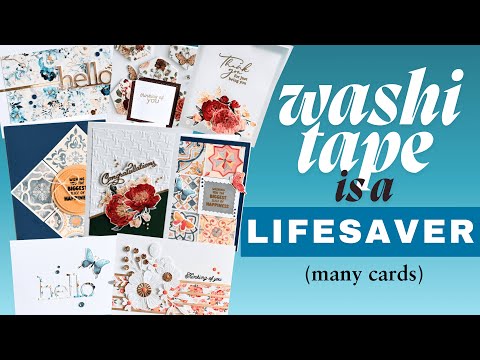 How To Use Washi Tape For Card Making In 2025 13 Easy DIY Ideas Thewashitapeshop 