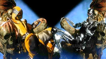 MK11 All Characters Sit on Spawns Throne (All Characters Perform Spawns Victory)