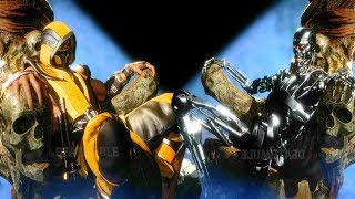 MK11 All Characters Sit on Spawns Throne (All Characters Perform Spawns Victory)