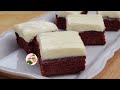 Brownies Red Velvet Cheesecake Delicioso