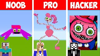 Minecraft Battle: MOMMY LONG LEGS Pixel art 🐰 CHALLENGE! NOOB vs PRO vs HACKER – Animation