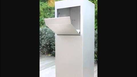 Arduo - Gepersonaliseerde Design Brievenbussen uit Inox - safe slow motion klep voor collibox