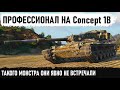 ТАНК СТВОЛ-БАШНЯ В ДЕЛЕ! Приехали все - уехали 0! Вот такой новый тяж 9 уровня concept 1b в wot