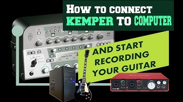 Kemper profiling amp tutorial : How to connect to interface and computer and start recording 🎸