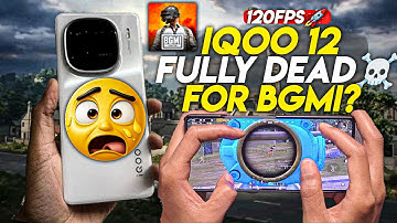 IQOO 12 Fully Dead For Gaming in 2025☠️• 120Fps BGMI/PUBG Test in 2025🚀•IQOO 12 Gaming Review 2025🤗