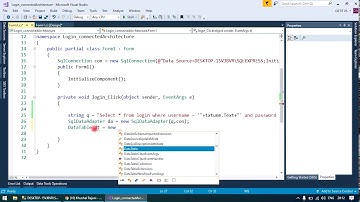 Login Form with Disconnected Architecture