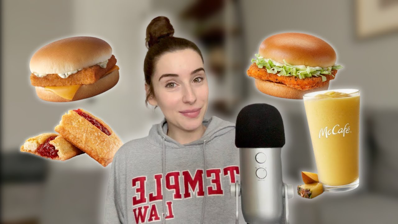 ASMR Trying McDonald's Items I Never Tried & Whispered Ramble