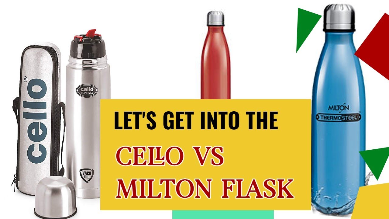 Cello Vs Milton Flask Which one is best ? Best Flask of india Cello