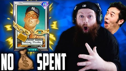 No Money Spent! UNLOCKING MICKEY MANTLE COMPLETING COLLECTIONS MLB The Show 20 Diamond Dynasty