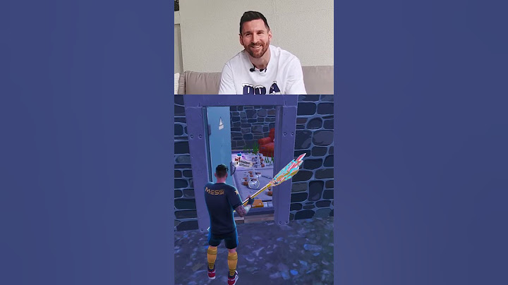 MESSI PLAYS FORTNITE