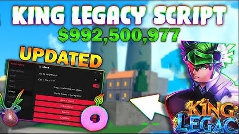 *NEW* King Legacy Script (PASTEBIN 2024) (AUTO GET FRUITS, AUTO LEVEL, AUTOFARM MOBS, TP ISLANDS)