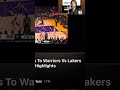 Lil Scorpio King Reacts To Warriors Vs Lakers Game 3 NBA Playoffs  Highlights