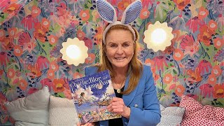 Sarah Ferguson reading The Adventures of Charlie, Blue and Larry Lamp Post