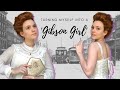 I Turned Myself Into a Gibson Girl | Edwardian Hair and Makeup Tutorial