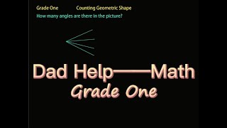 Daddy Help Grade One Math Tutorial-39: Counting geometric shape