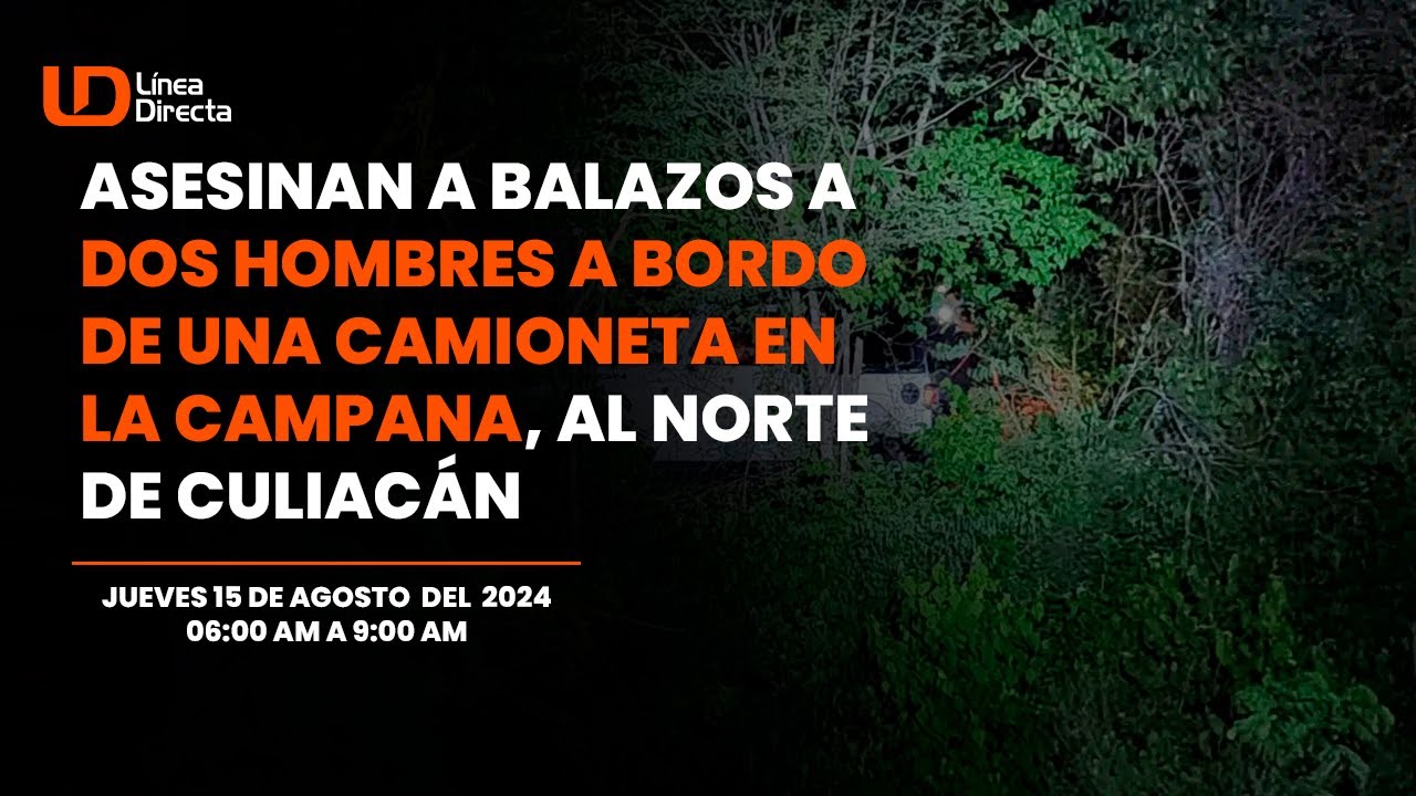 Asesinan a balazos a dos hombres a bordo de una camioneta🛻 en La ...