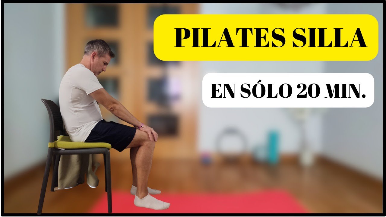 CLASE de PILATES con SILLA en sólo 20 MIN. perfecta para ADULTOS MAYORES